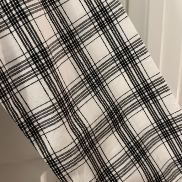 Vitamin checkered jacket black and white blazer Large squares workwear pockets - Picture 6 of 16